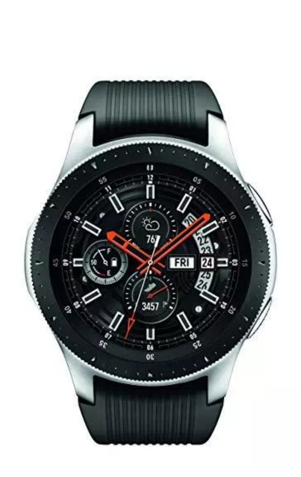 Samsung Galaxy Watch Smartwatch 46 mm Stainless Steel Silver SM-R800NZSAXAR Read