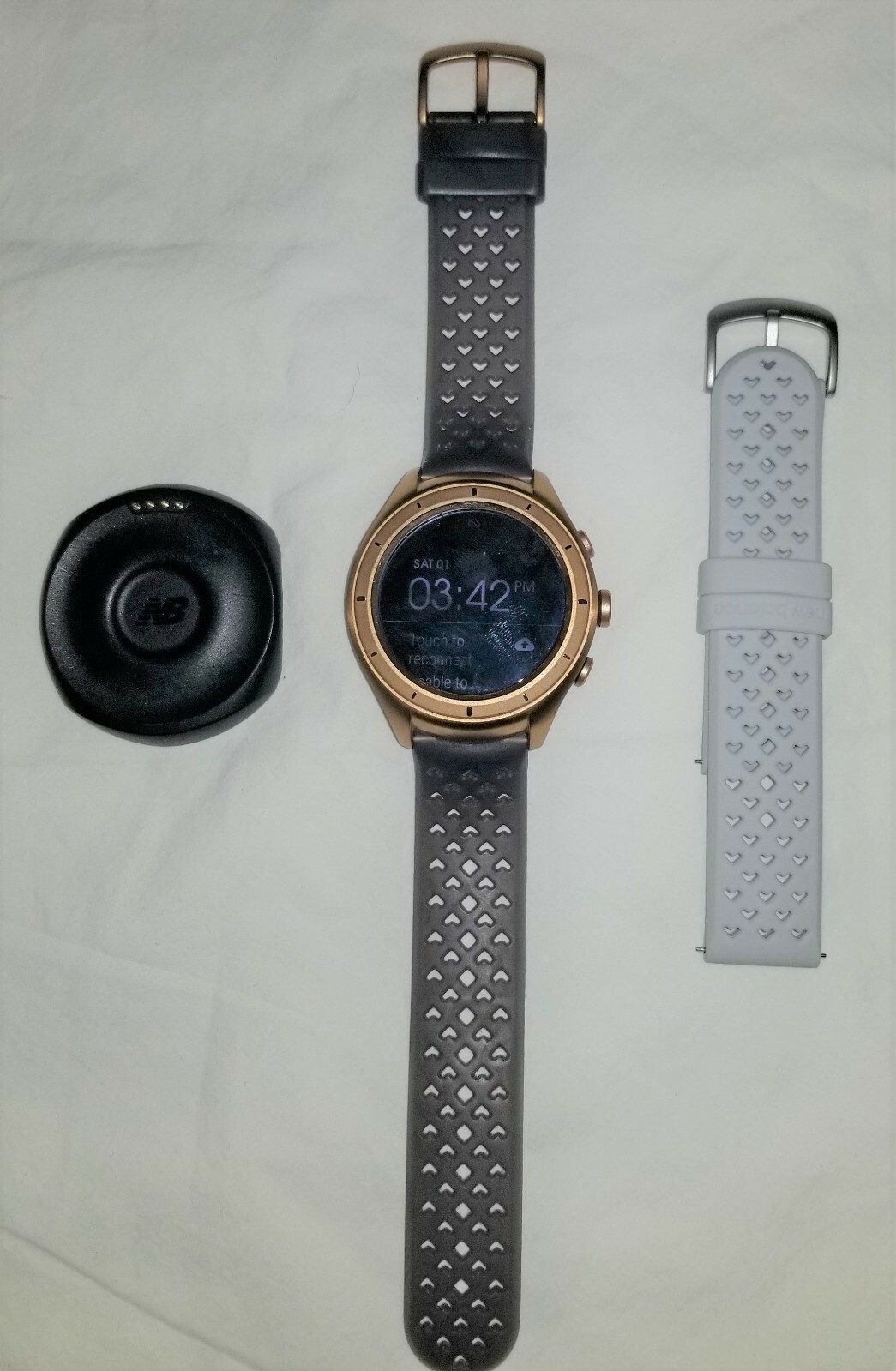 NOB Balance RunIQ Smartwatch One Size – Rose Gold, 2 bands