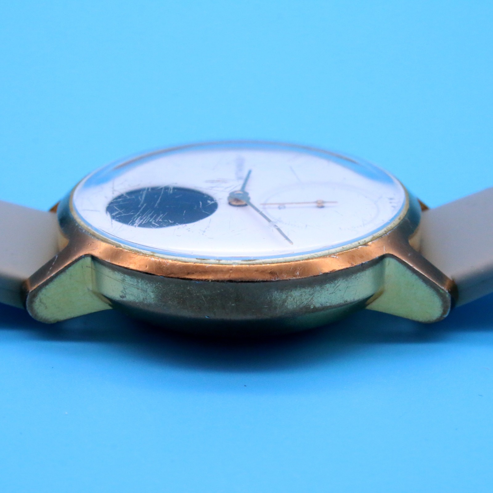 Withings Steel HR Hybrid Smartwatch White Gold Gray Fitness Heart Rate Tracker