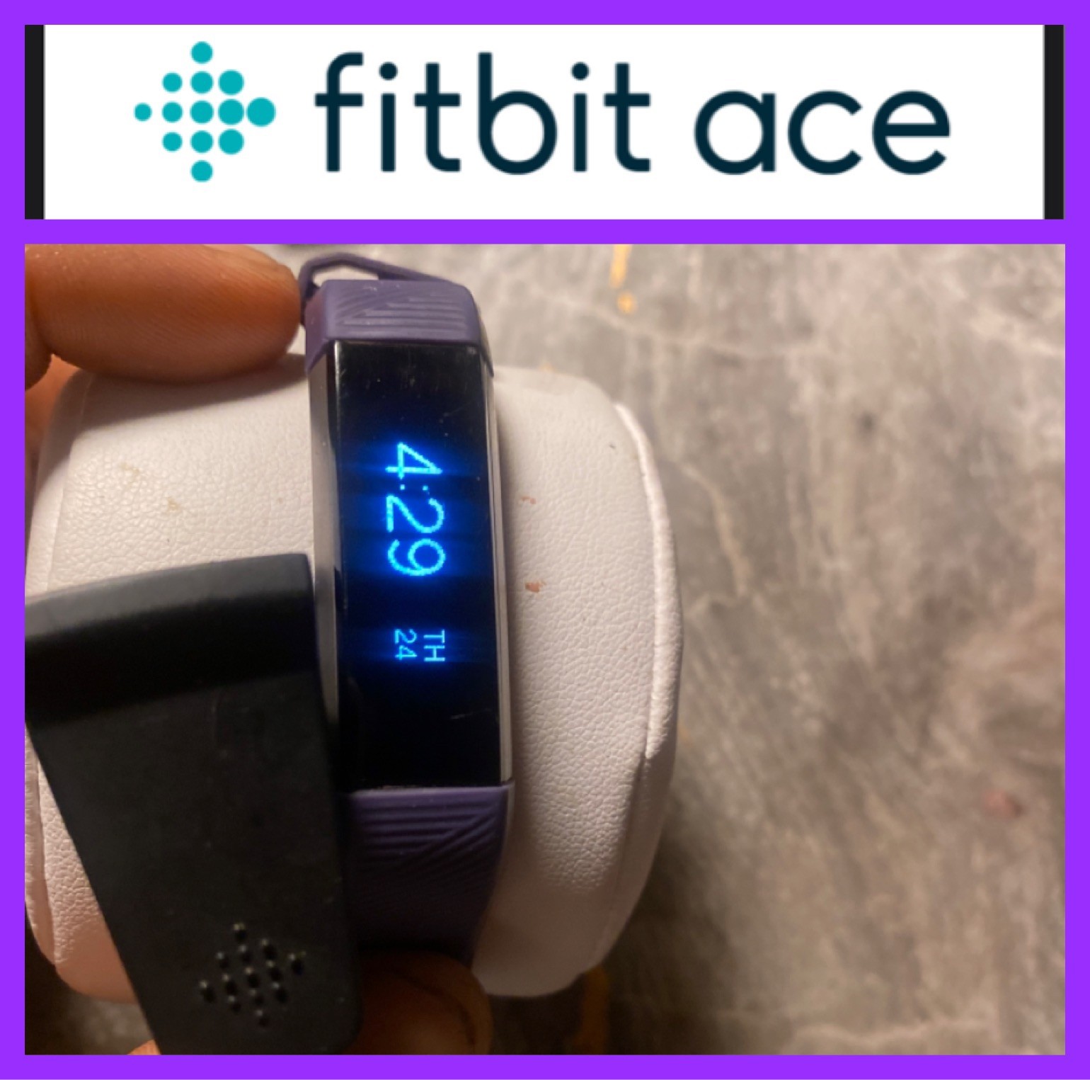 Fitbit Ace (1) Activity Tracker for Kids – One Size FB419 Band & Cord Tested ✅✅