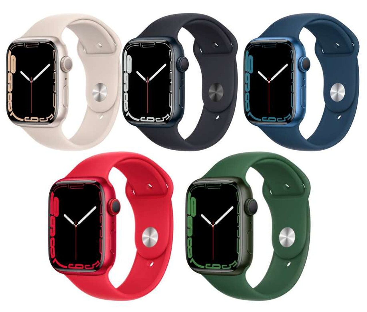 Apple Watch Series 7 (GPS+Cellular, 41-45mm) Refurbished Grade A – All colors