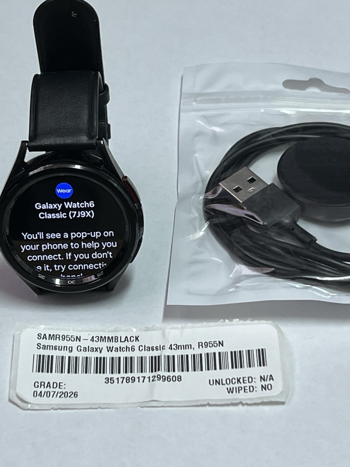 Samsung Galaxy Watch6 Classic 43mm Smartwatch – GPS-LTE (SM-R955)