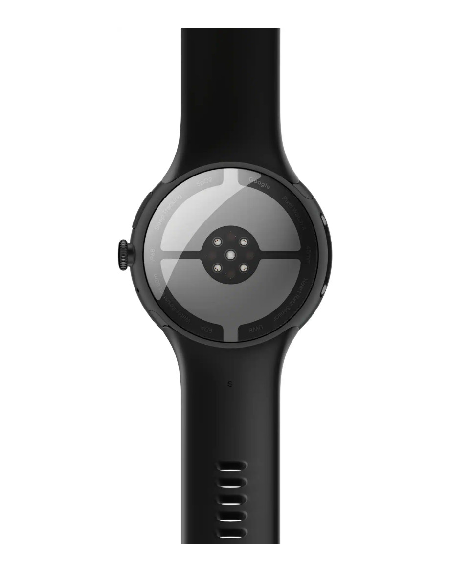 NEW Google Pixel Watch 4 45mm Wifi GPS Matte Black Case Obsidian Band AI Gemini