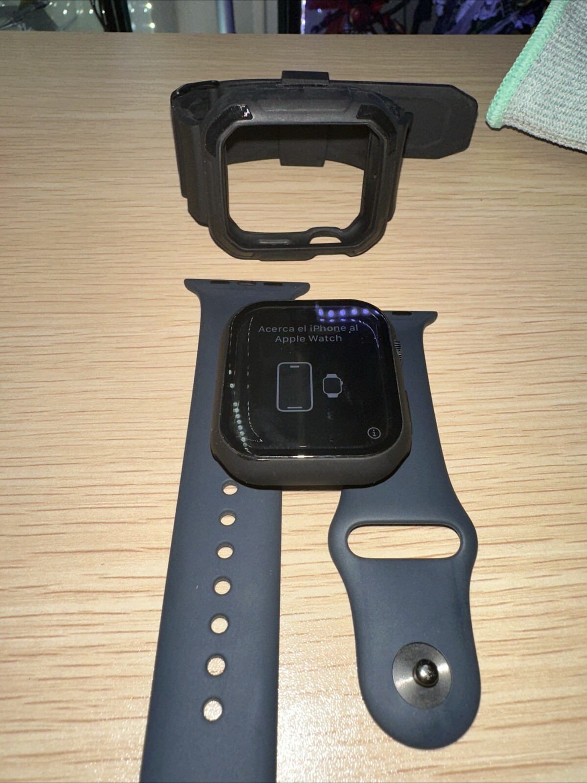 Apple Watch Series 8 45mm Midnight Aluminum Case with Sport Band, M/L (GPS)…