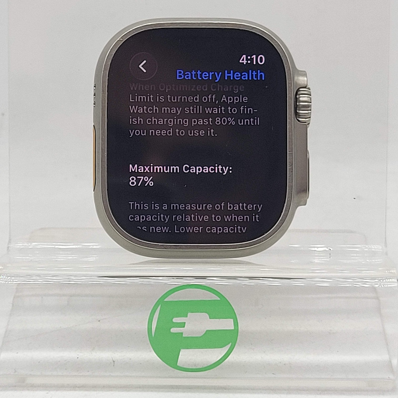 Unlocked Apple Watch Ultra 2 49MM Natural Titanium MRF13LW/A Face Only