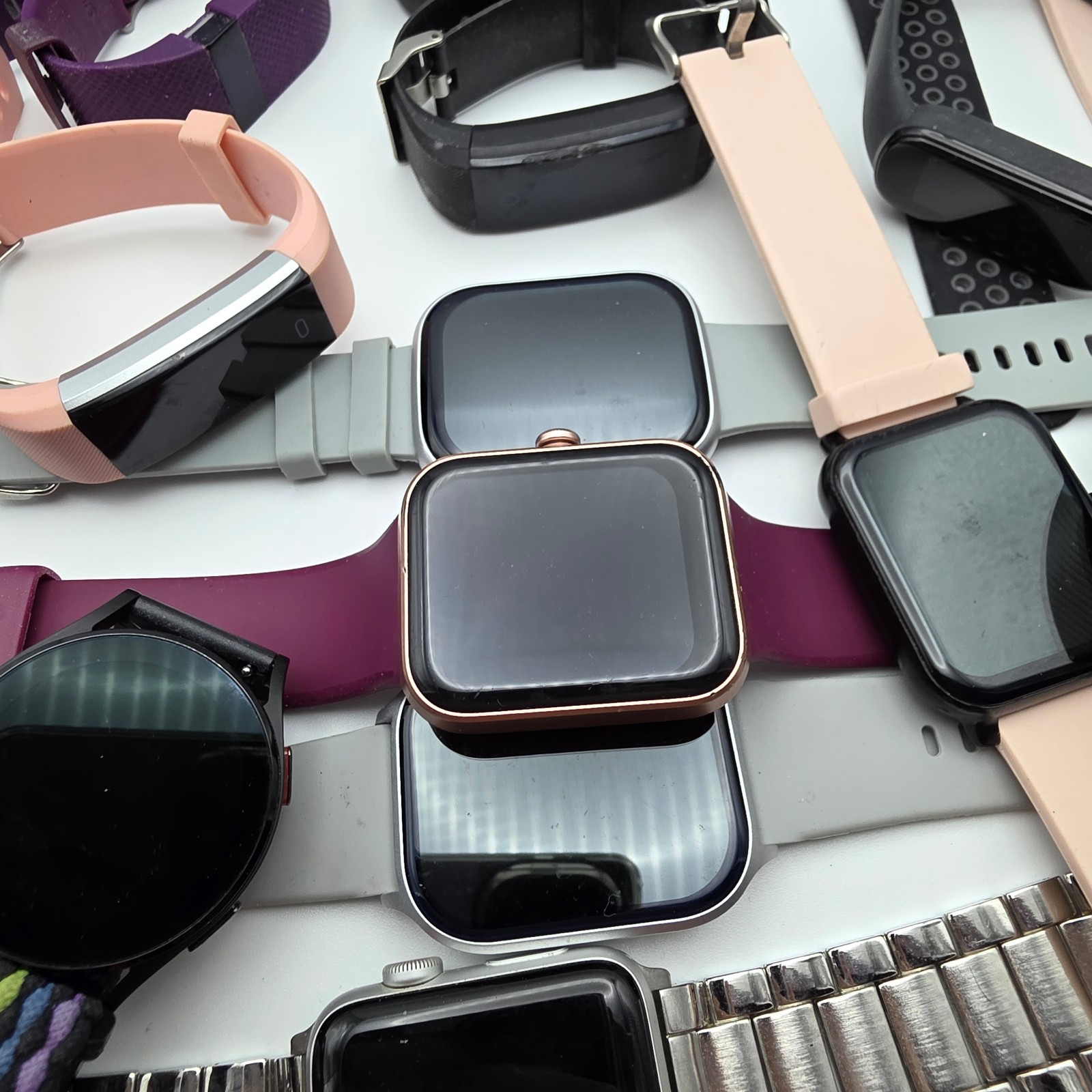Smart Watch Lot Parts Repair Untested Fitness Tracker 2 lb Mixed Models