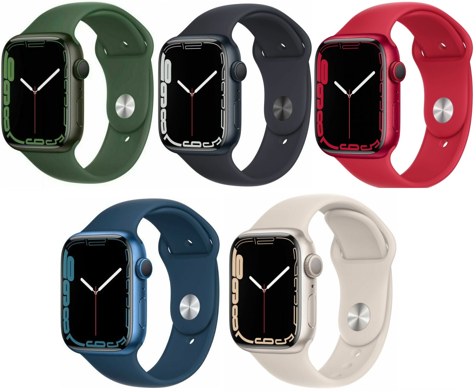 Apple Watch Series 7 41mm 45mm GPS + WiFi + Cellular Aluminum Case – Good