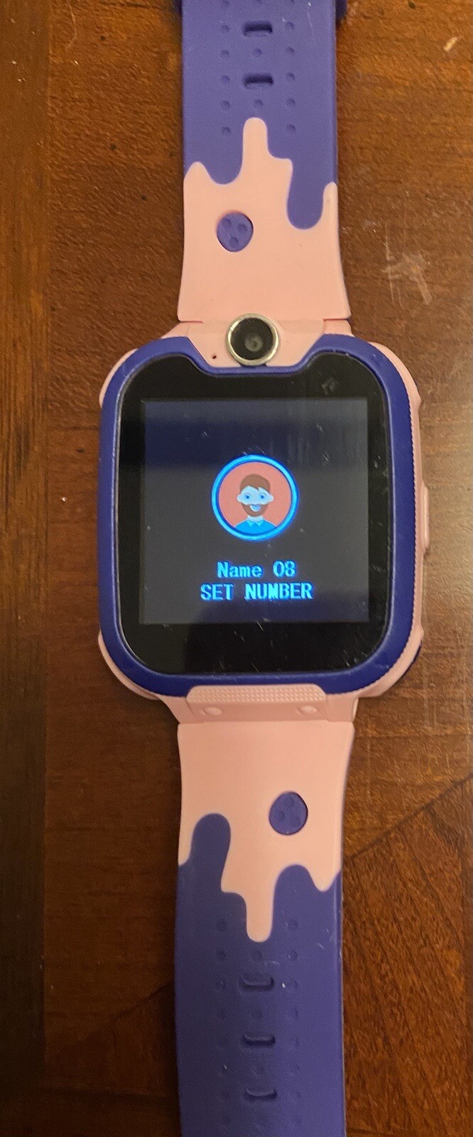 Kids Smartwatch Fits To 8” Wrists Uses SIM Makes Calls Camera Charges With USB