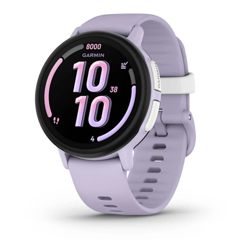 Garmin Bounce 2 Kids LTE Smartwatch Bundle w/ Microfiber Cloth, Light Purple