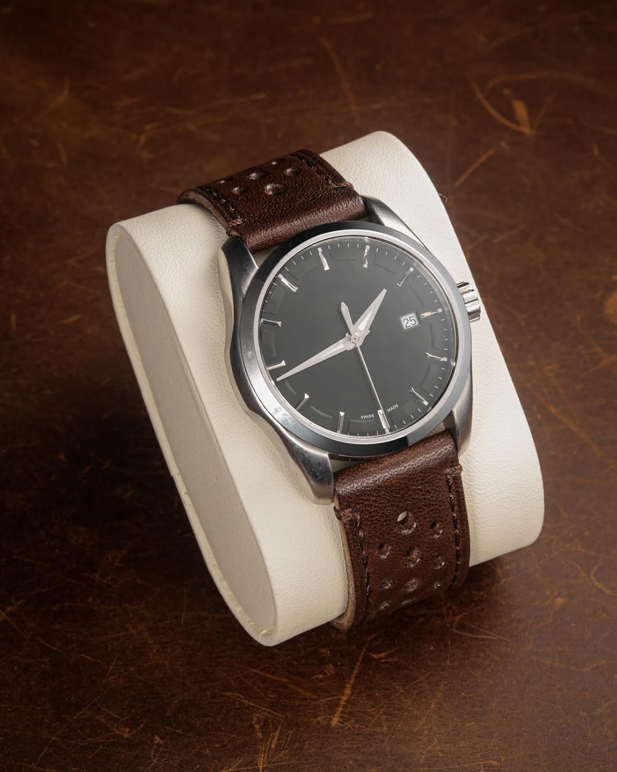 Genuine Leather Watch Band for Smart Watch 18 20 22 24mm Quick Release Strap