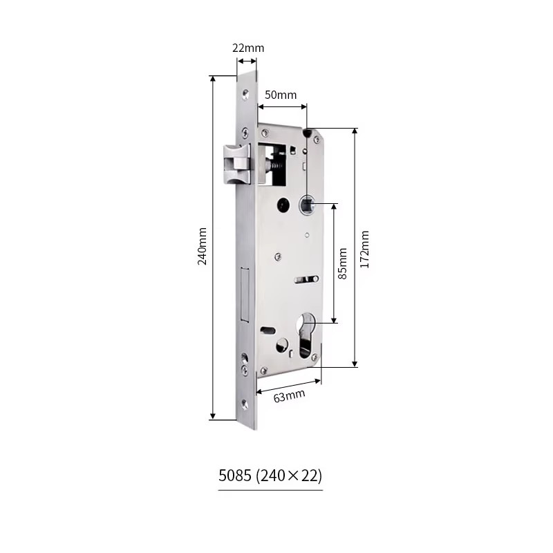 Various mortises of smart locks