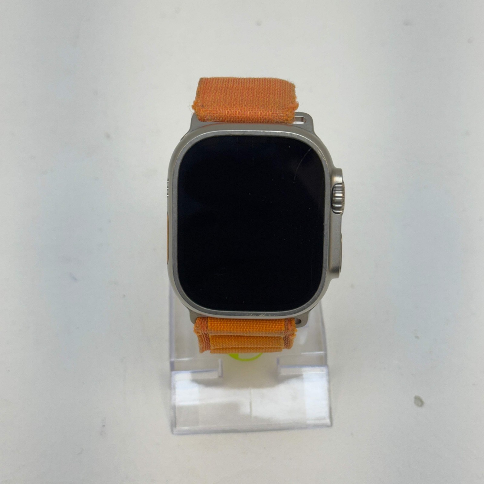 Unlocked Apple Watch Ultra 49MM Natural Titanium Orange Alpine Loop MQEU3LL/A