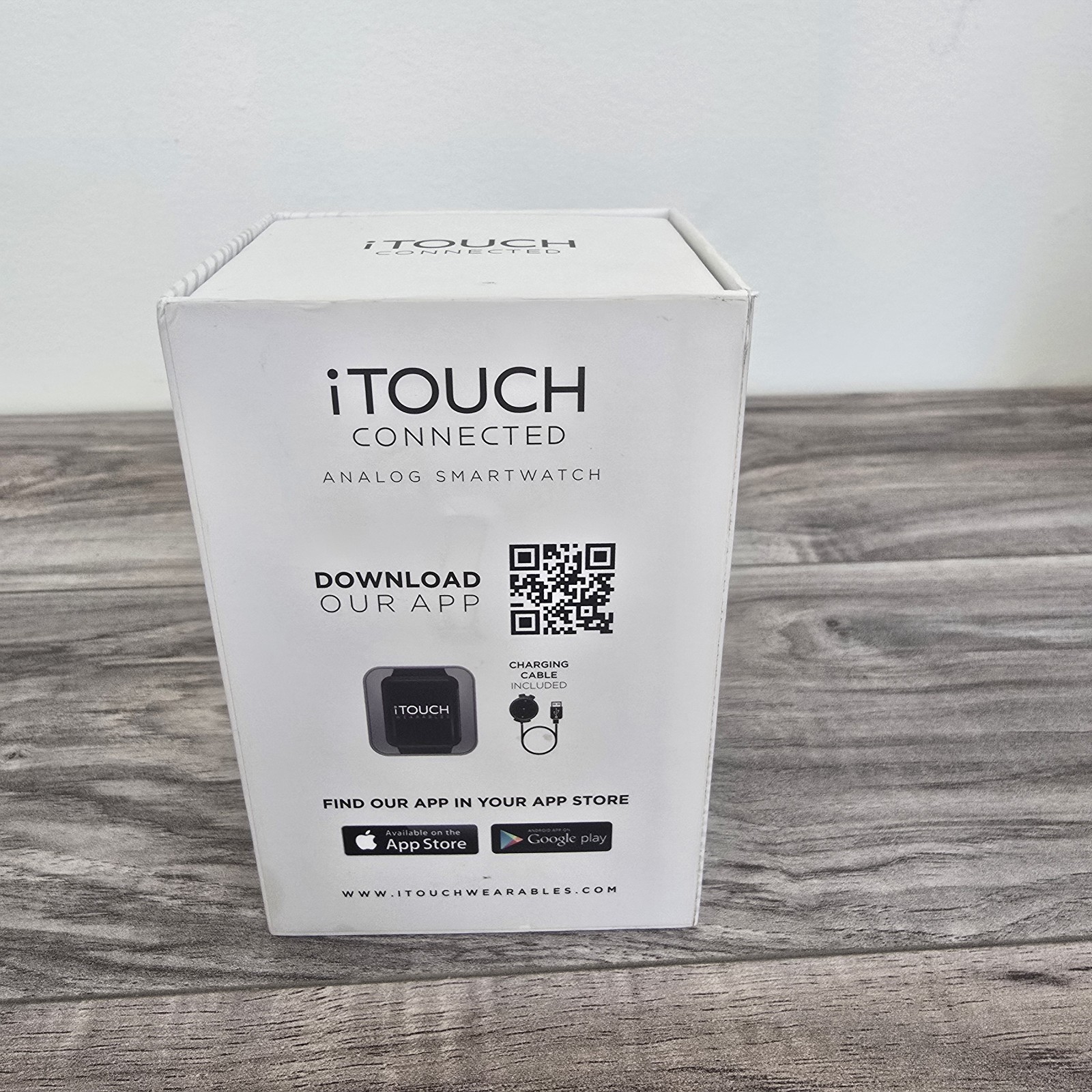iTouch Connected Analog Hybrid Smartwatch Fitness Tracker Black and Gold