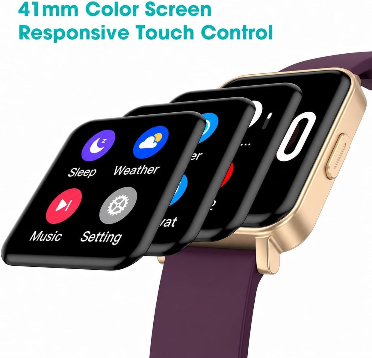 Fitness Activity Tracker Watch as Fitbit Heart Rate Monitor Pedometer for Women