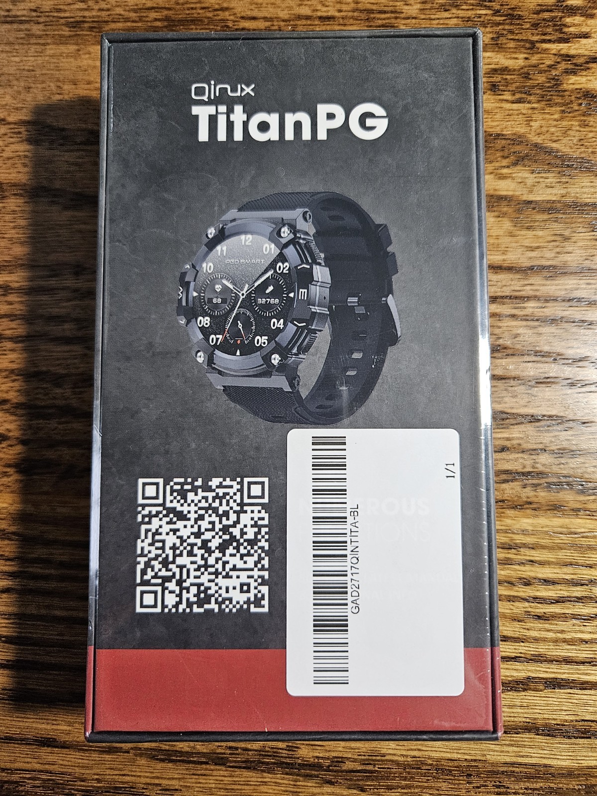Qinux Titan PG Tactical Smartwatch Wear Military Technology On Your Wrist