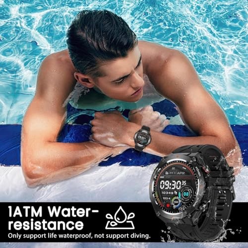 Military Smart Watch with GPS Tracker, Pressure/Altitude/Compass, Rugged