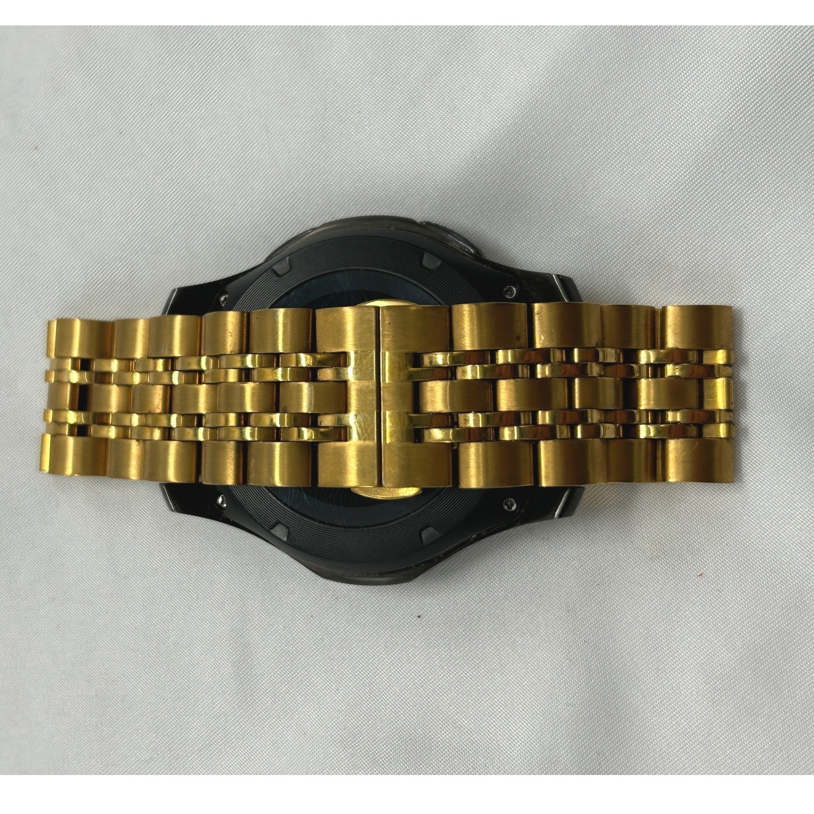 PARTS Samsung Gear S3 Frontier SM-R760 Smartwatch Black Gold – UNTESTED NO POWER