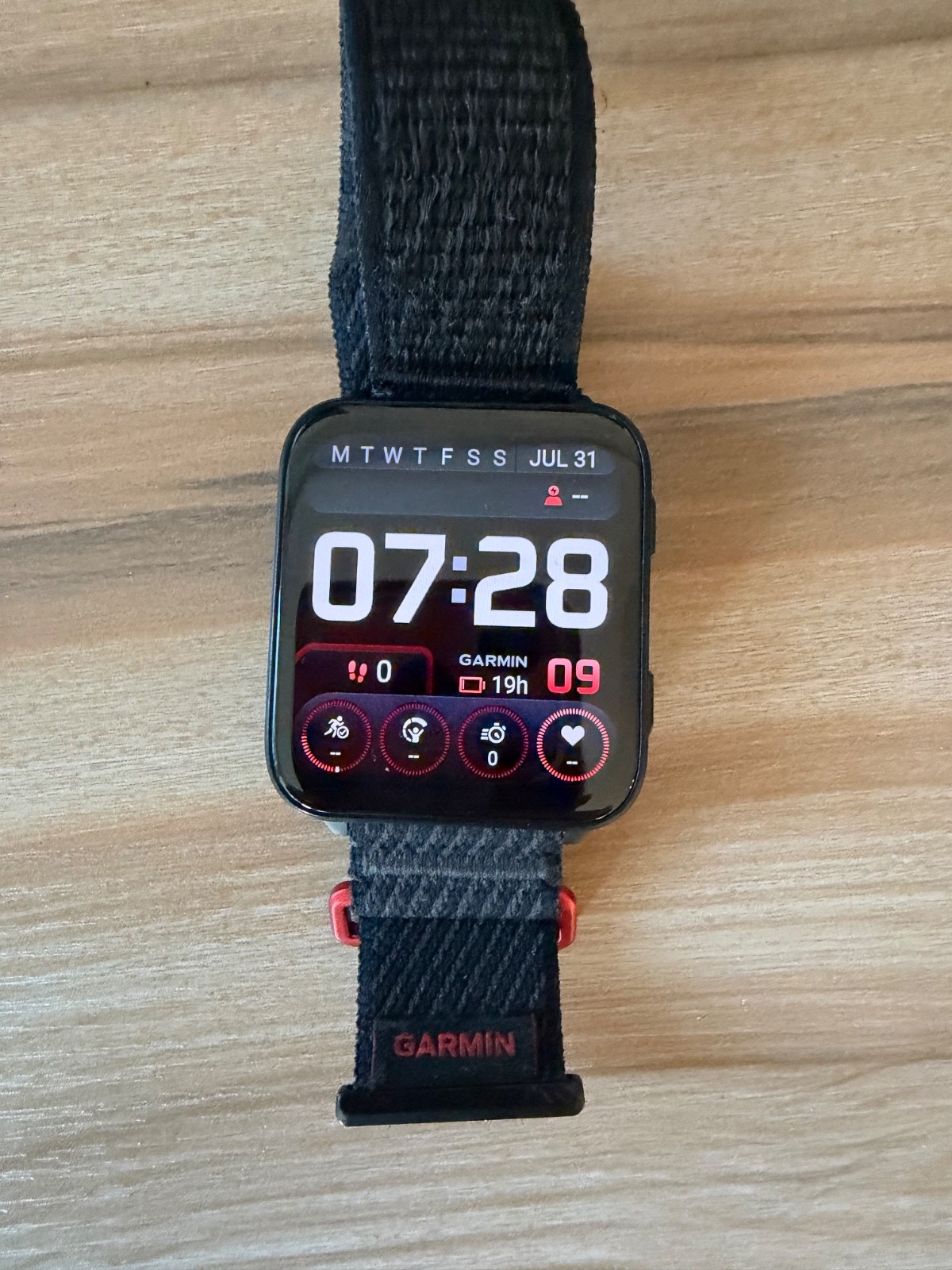 Garmin Venu X1 GPS Smartwatch Black/Slate, 2in AMOLED, Nylon Band
