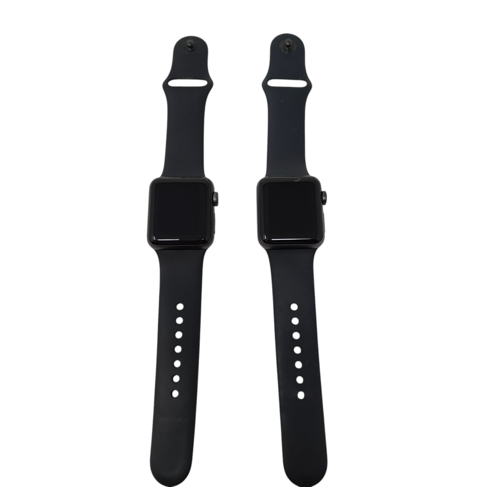 Lot of 2 Apple Watch Series 3 38mm Space Gray Aluminum