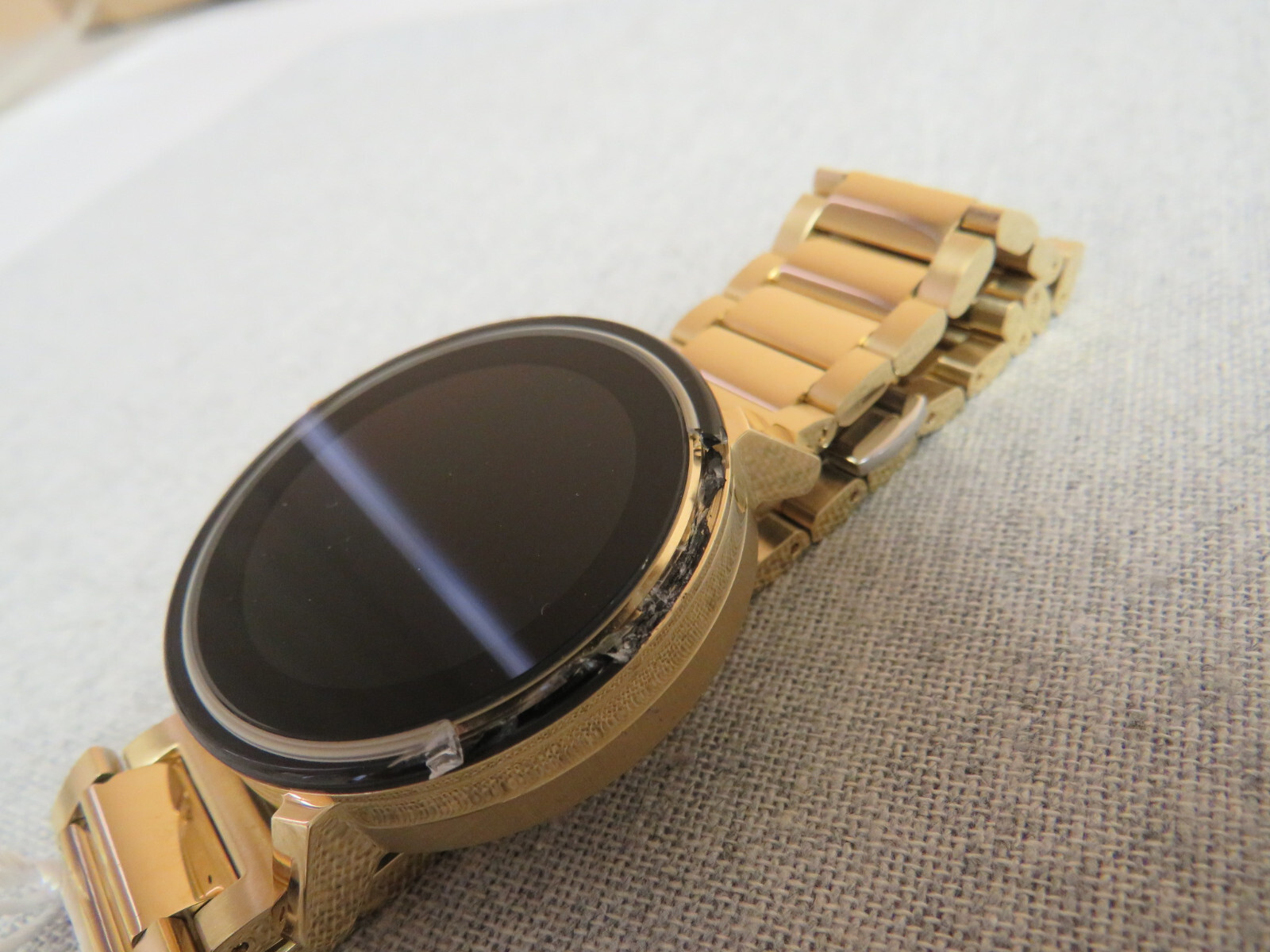 Movado Connect 2.0 Gold-Tone St. Steel Touchscreen Hybrid Smart Watch # WH 472 B