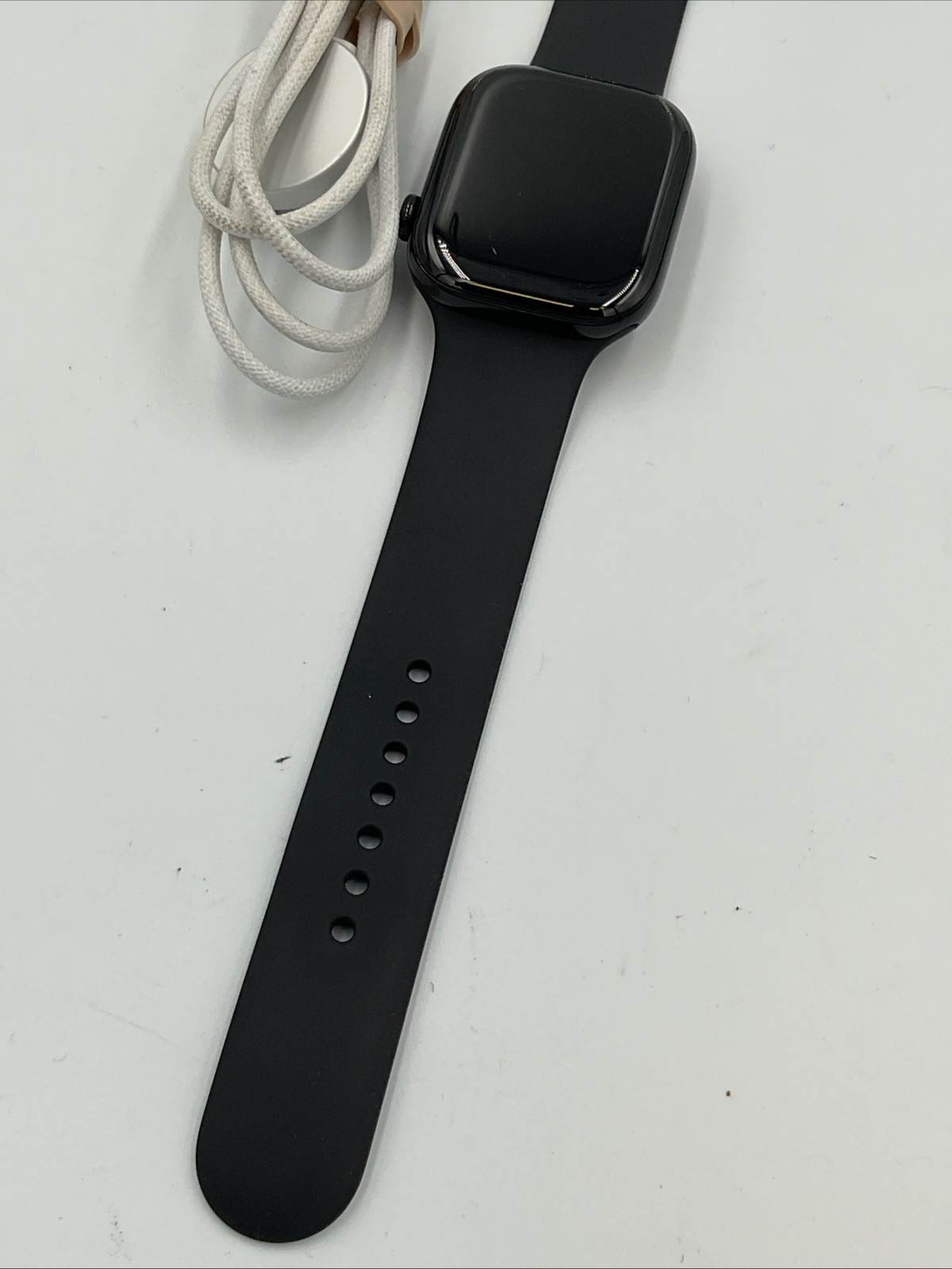 GPS Only Apple Watch Series 11 46MM Jet Black Alum. Black Sport Band MEUW4LW/A