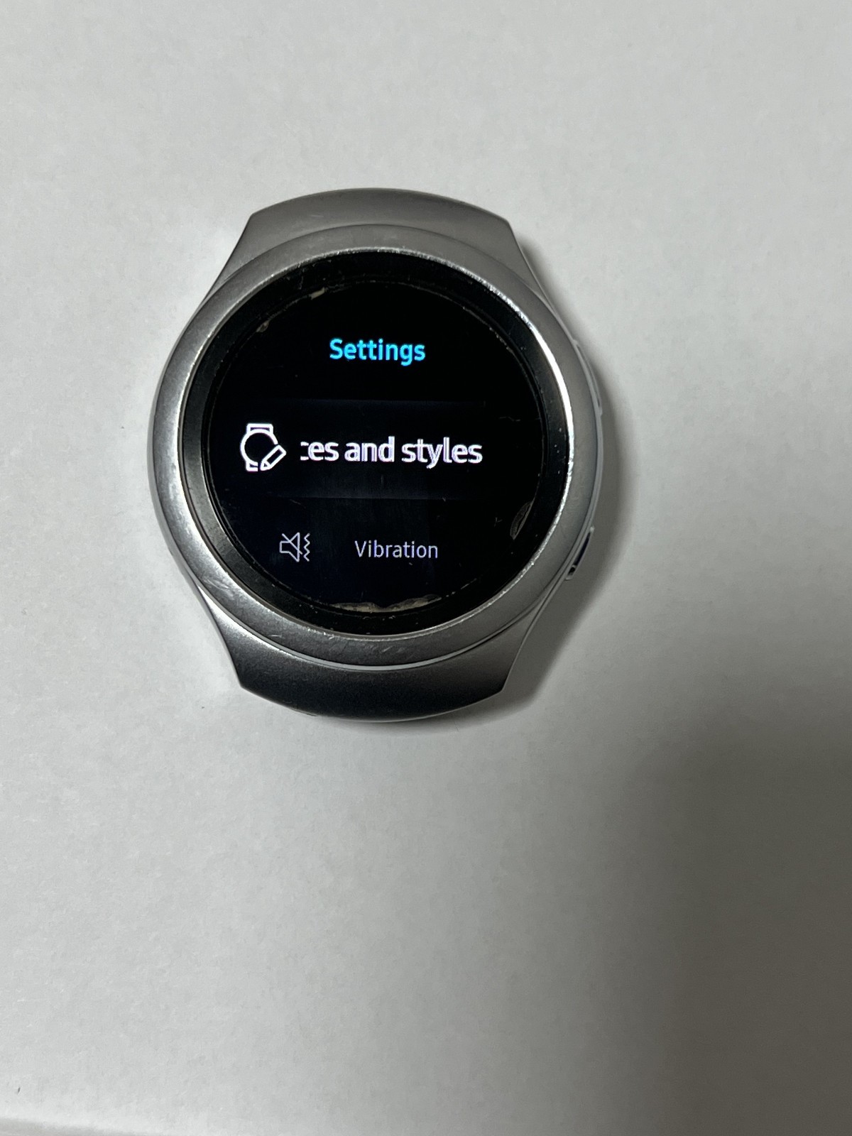 Samsung Gear S2 SM-R720 Smart Watch 42mm Silver – NO BANDS