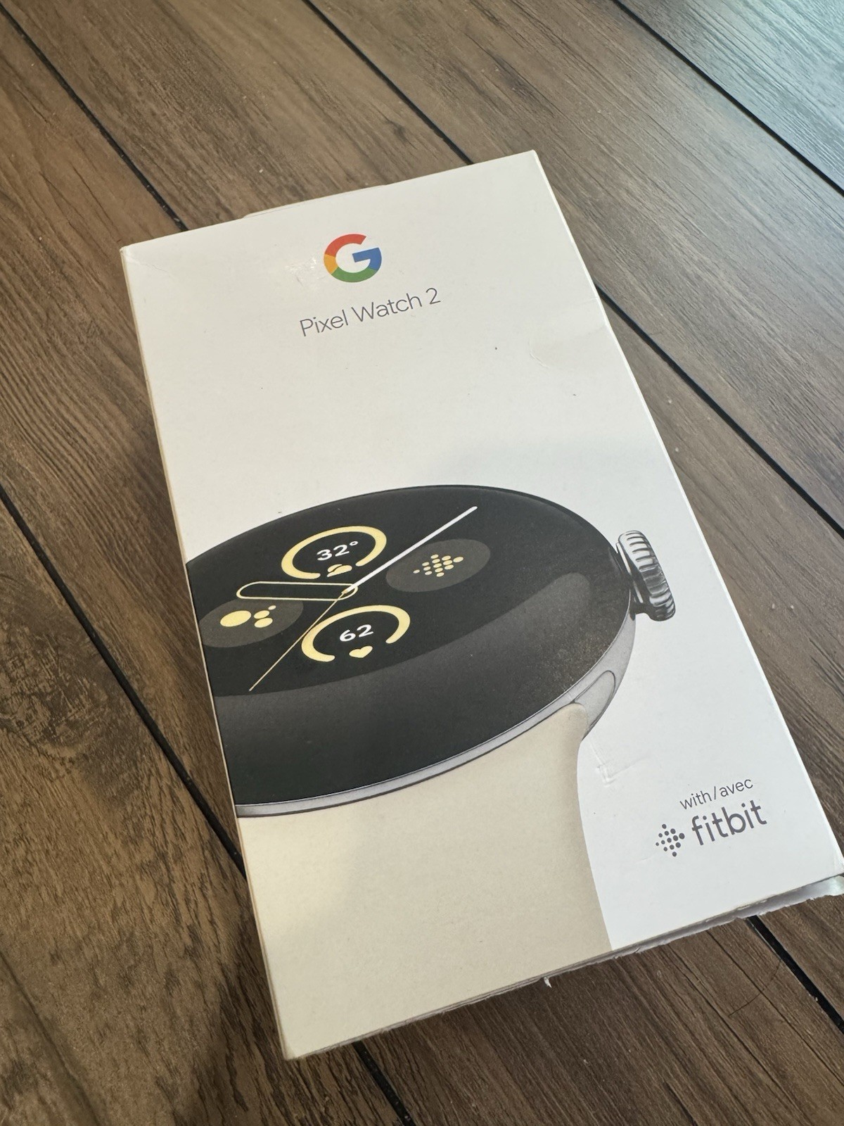 Google Pixel Watch 2 Polished Silver Aluminum Active Band Smartwatch – Brand New