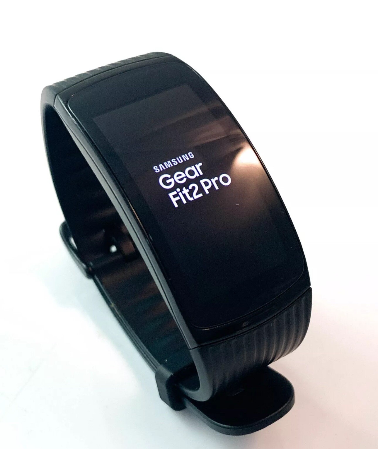 SAMSUNG SM-R365NZKAXAR Gear Fit2 Pro Black Smartwatch Fitness Band (Large)