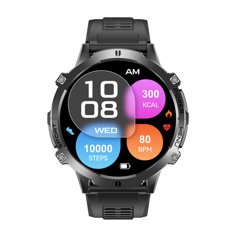 1.73″ Military Smart Watch For Men (Answer/Make Call) Outdoor Smartwatch 1000mAh