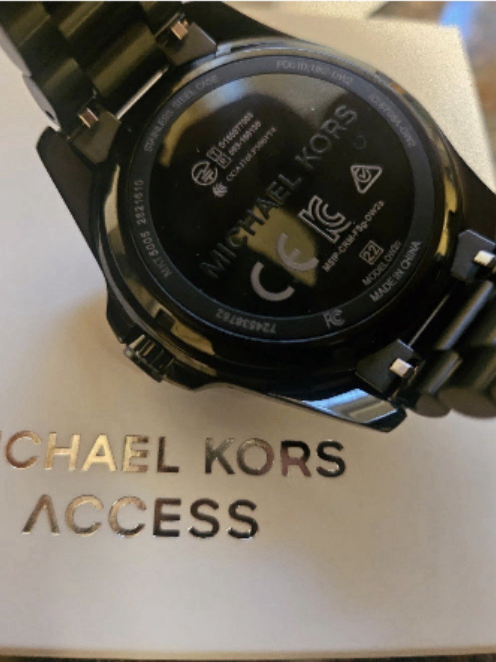 Michael Kors Bradshaw Smartwatch Black Access MKT5005 Used