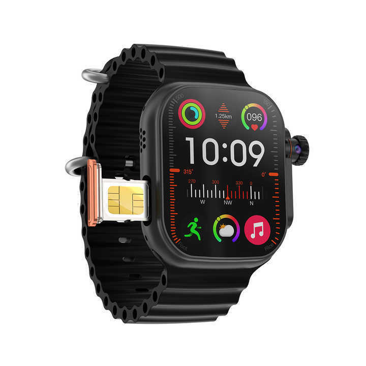 2.04″ SmartWatch HD Screen 4G+64GB Android 8.1 HD Video Call, App,850mAh,ECG,USA