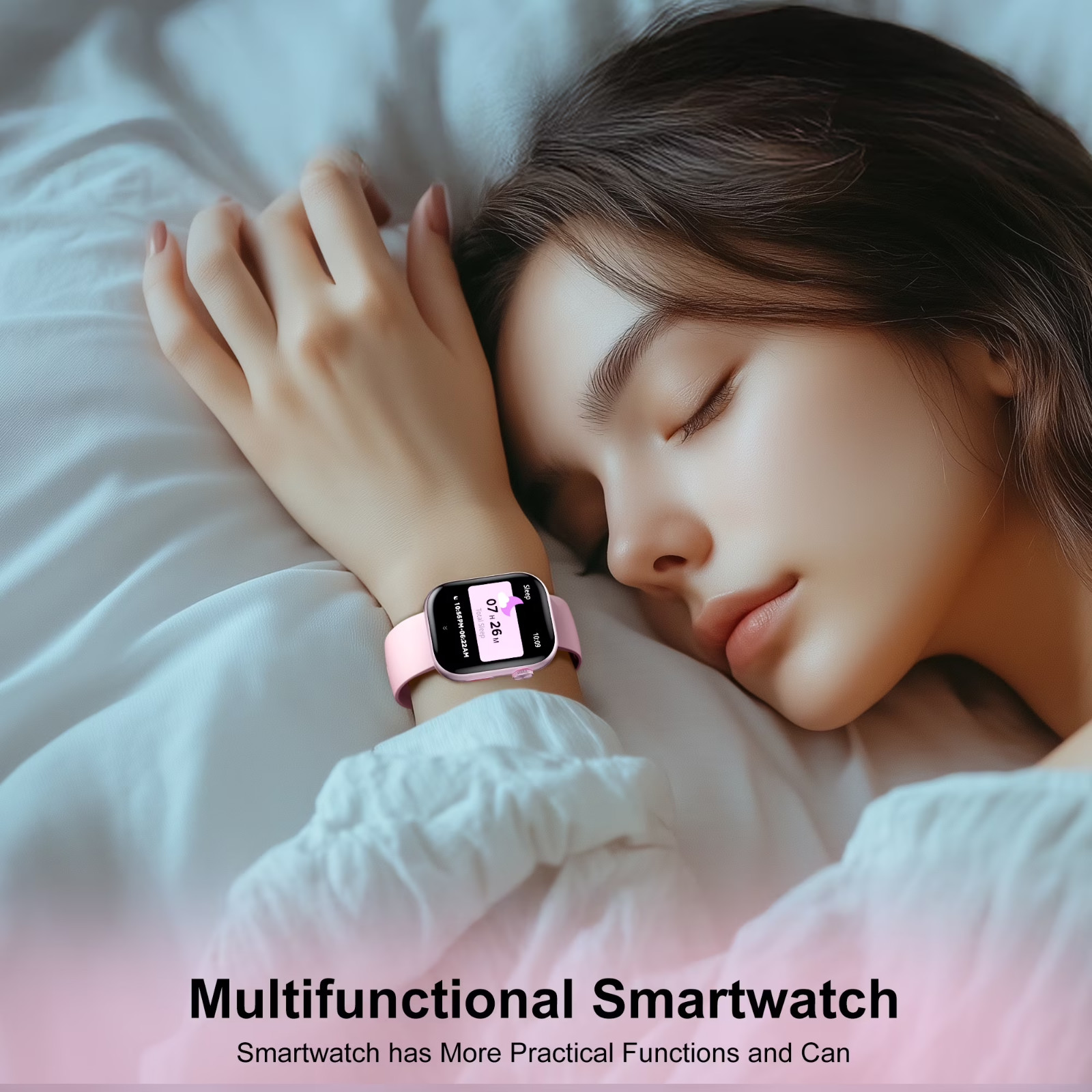 Smart Watch for Men Women, 2.01″ HD Touchsreen, Bluetooth Calling, IP68 Water-Re