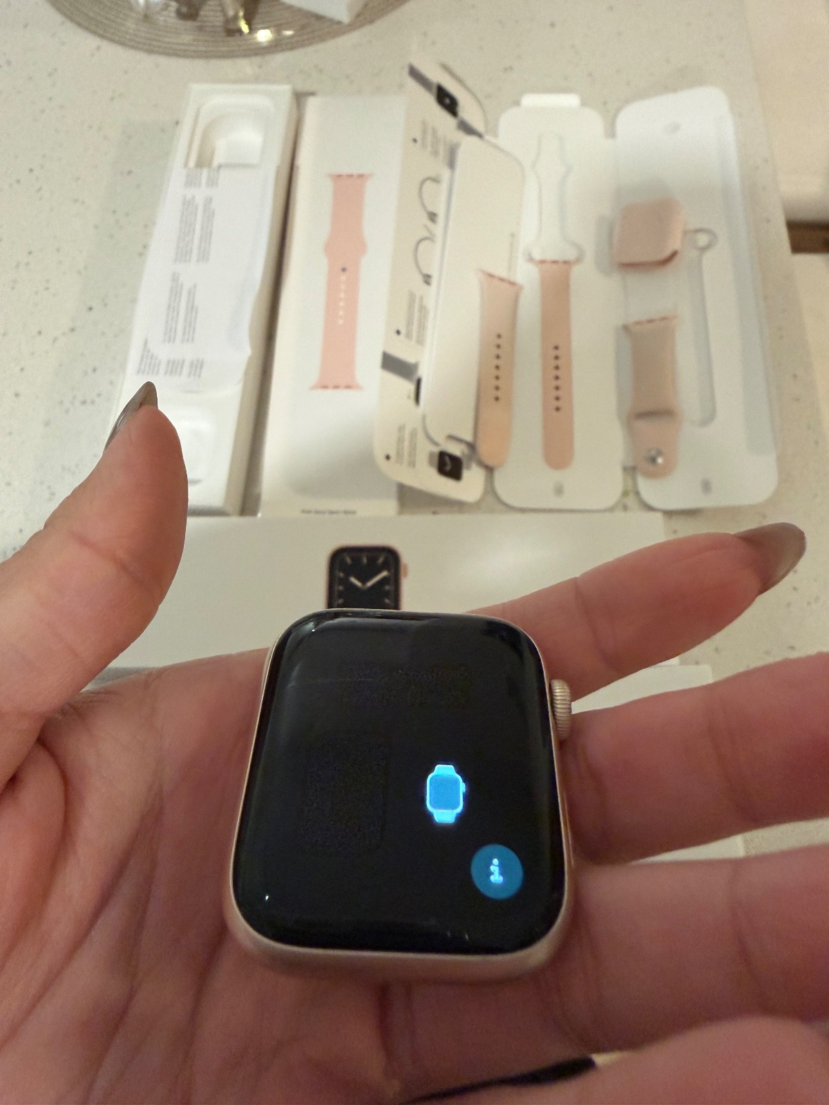 apple watch series 5 44mm rose gold Perfect operational condition