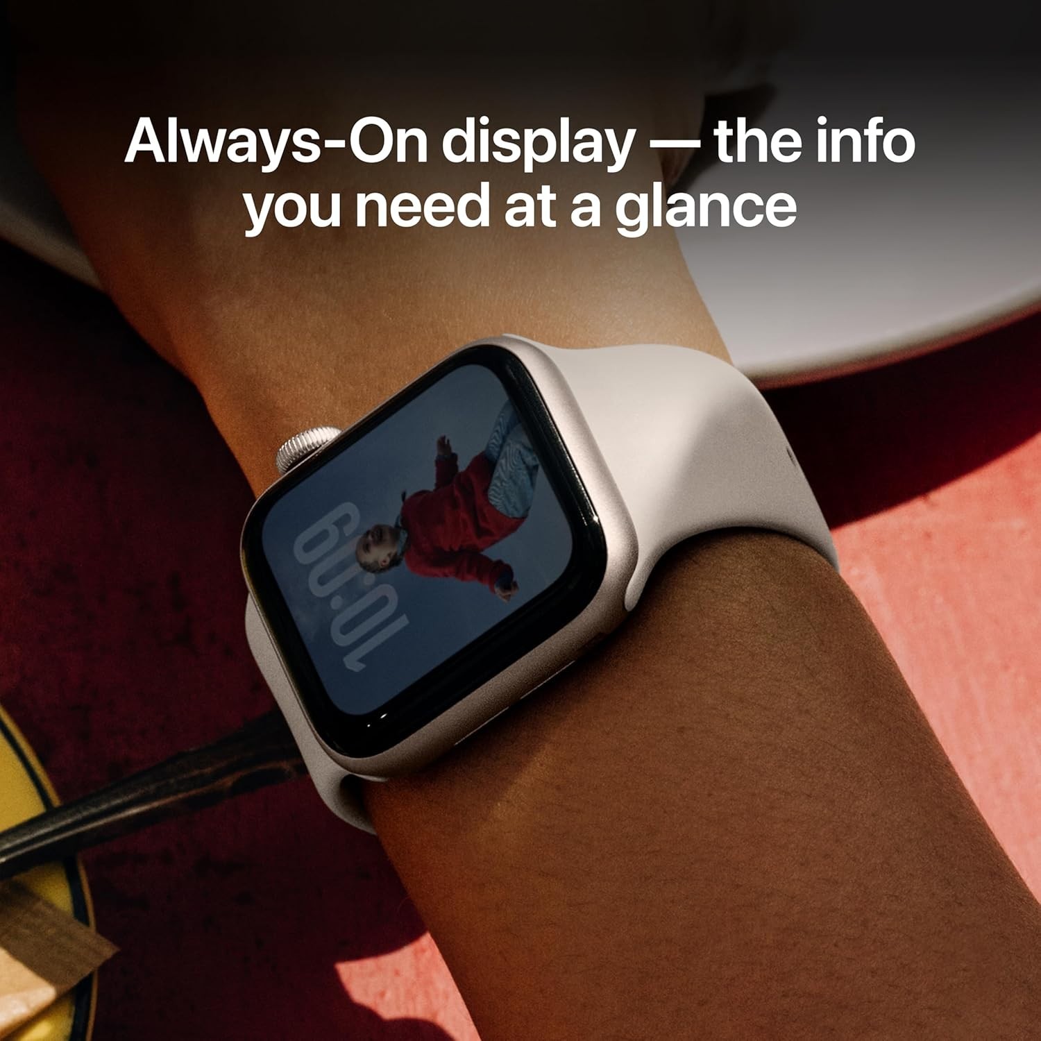 Apple Watch SE (2022) 40mm Midnight Aluminum Case with Sport Band, M/L (GPS)…