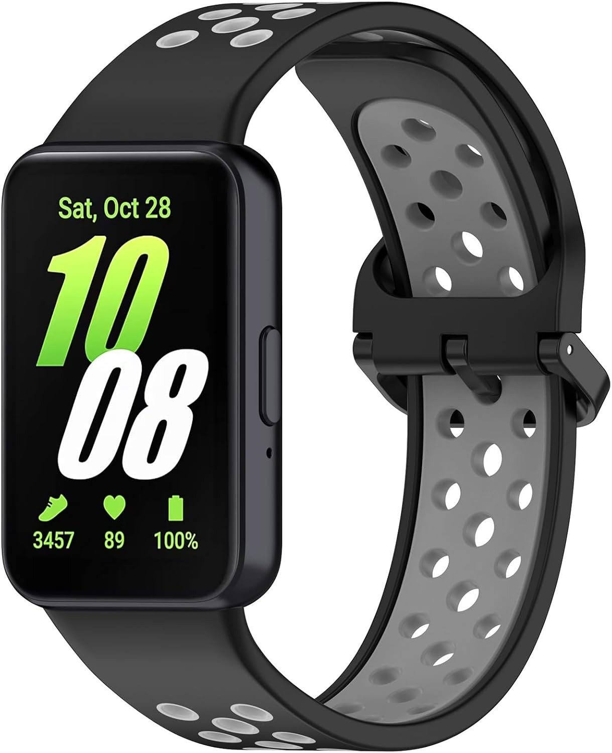 Silicone Sport Strap Compatible with Samsung Galaxy Fit 3 2024