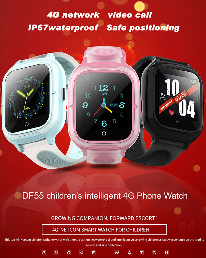 4G Kids Smart Watch with Camera SOS Activity Tracker Video Call WiFi Wrist Watch