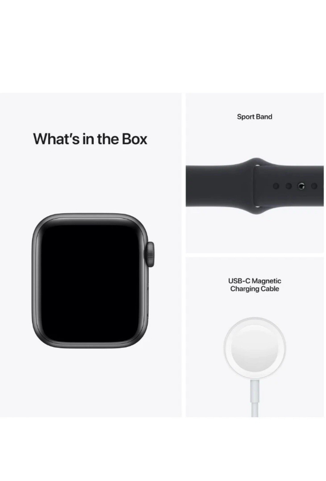 Apple Watch SE 40MM GPS (Factory Sealed NEW) Space Gray Aluminum A2351