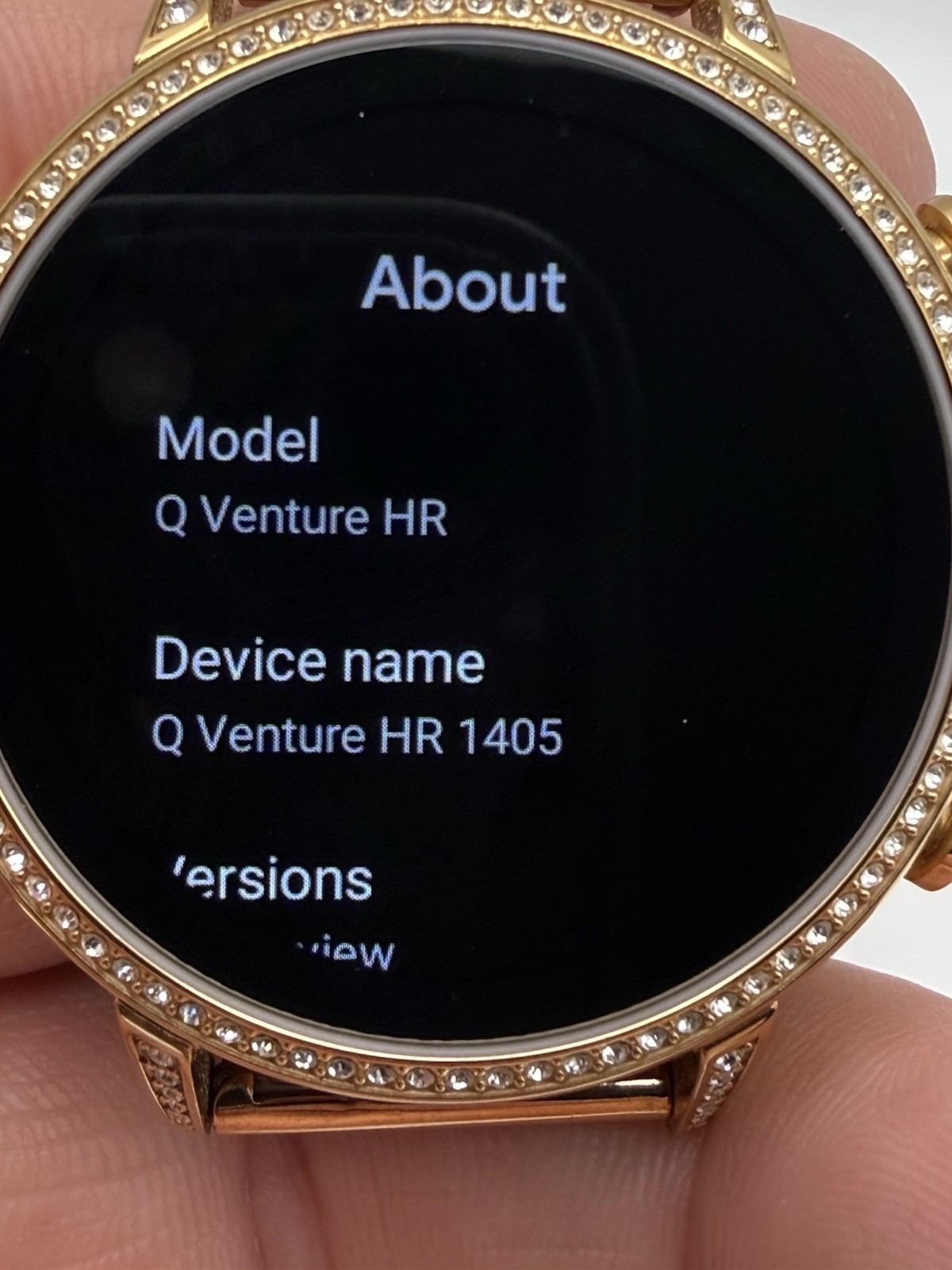 Fossil Venture Q HR Smartwatch Gen 4 DW7F1 40mm Rose Activity Tracker WORKS