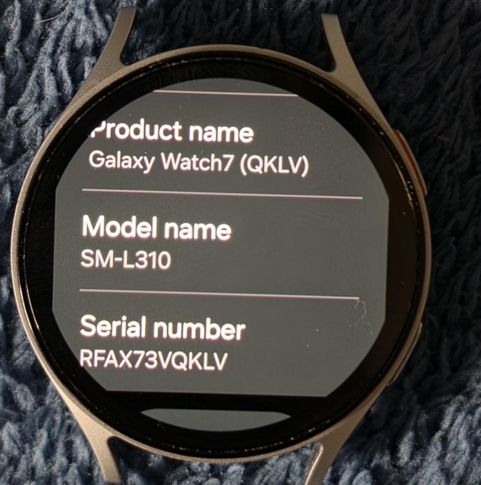 Samsung Galaxy Watch7 44mm SM-L310 Smartwatch Silver No Cracks Tested Working
