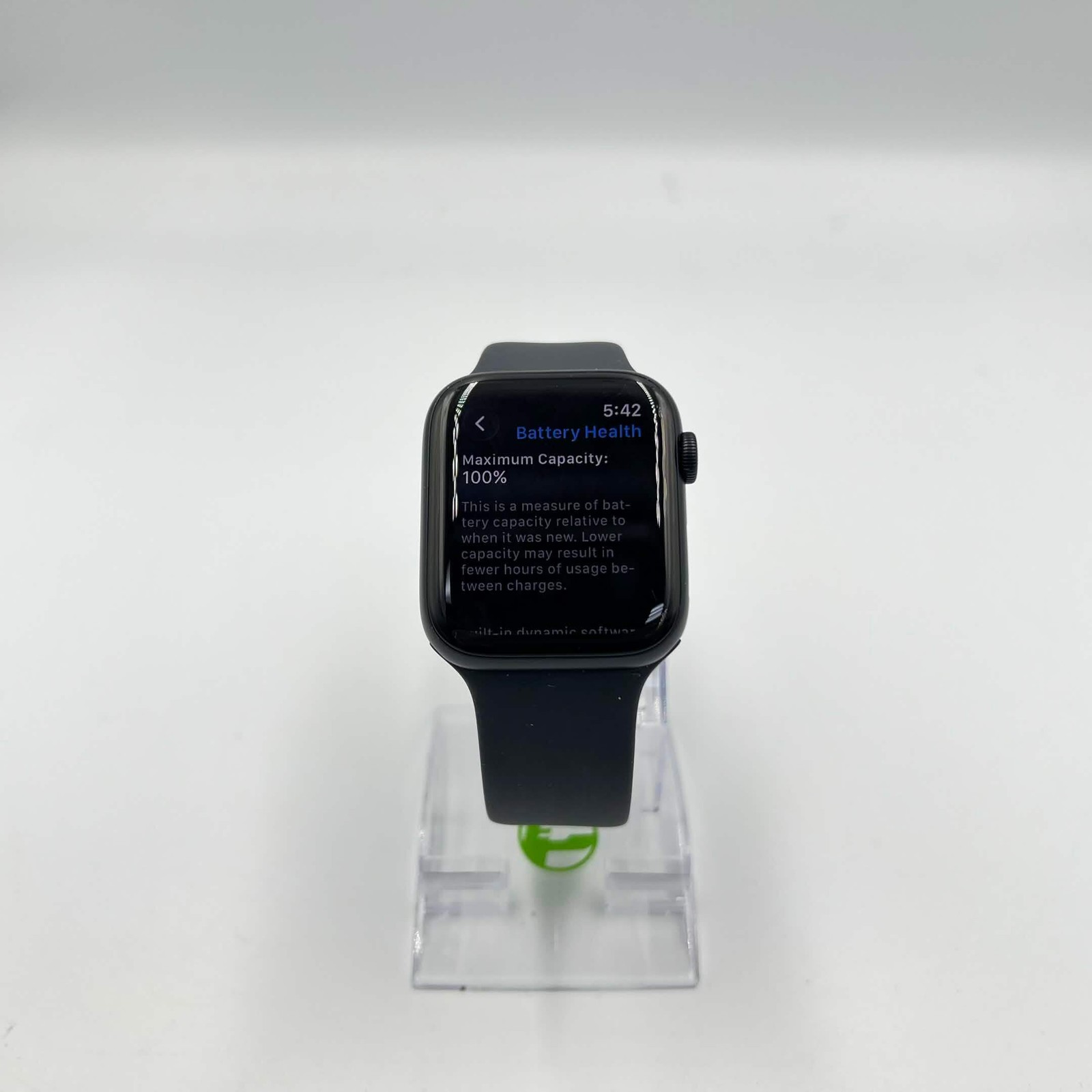 GPS Only Apple Watch SE 3 44MM Midnight Aluminum Black Sport Band MEHQ4LW/A