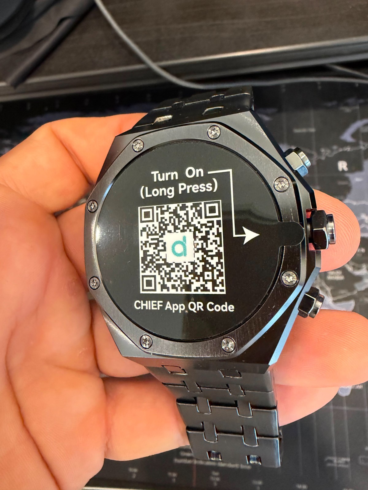 Official Reseller – AlphaGear Chief Smart Watch Dark Gray AMOLED Open Box