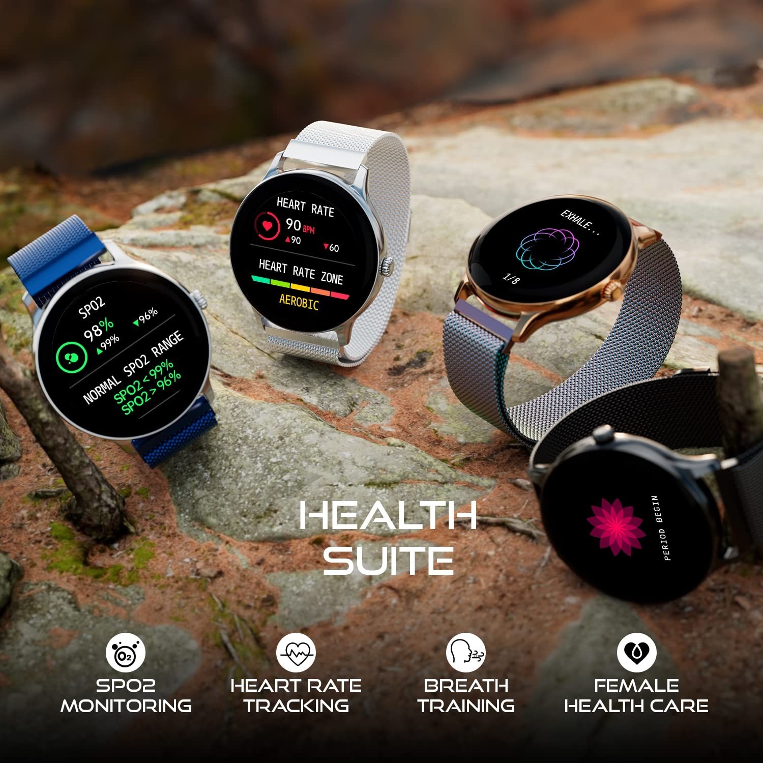 Fire-Boltt Smart Watch 1.39 inch| Bluetooth Caling, AI Voice, Sports Mode &Spo2