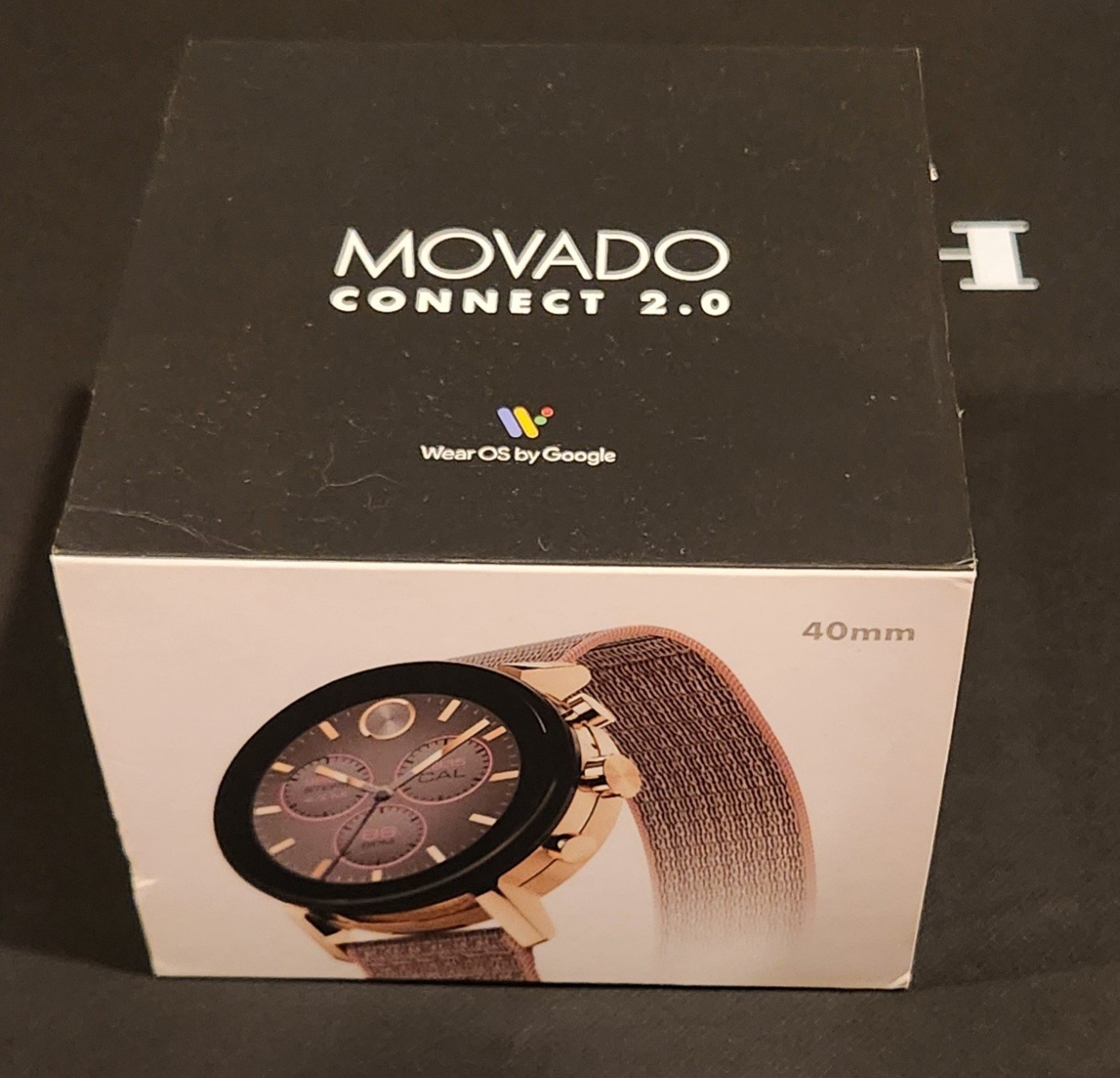 Movado Connect 2.0 Unisex 40mm Digital Smartwatch Yellow Gold Mesh S (PD7009290)