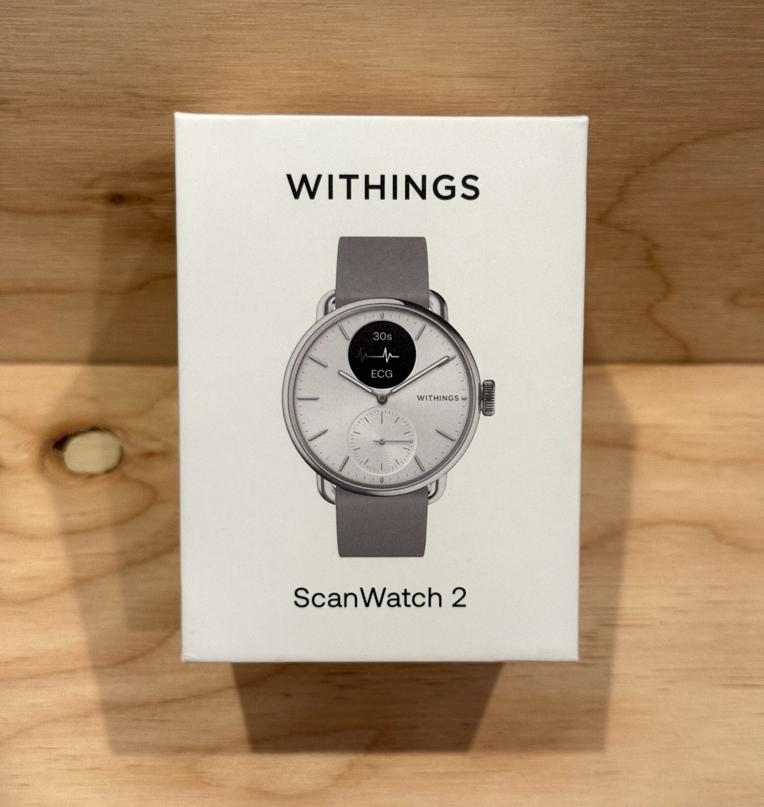 BRAND NEW Withings ScanWatch 2 – 38mm White/Gray Sealed 70828232