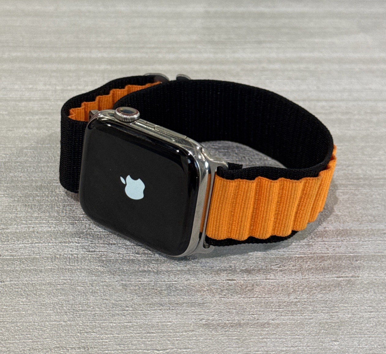 Apple Watch Series 6 42mm Stainless Steel Silver Case Loop Band GPS LTE Unlocked