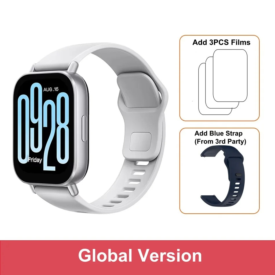Global Version Xiaomi Redmi Watch 5 Active 2” Display Up to18 days battery life