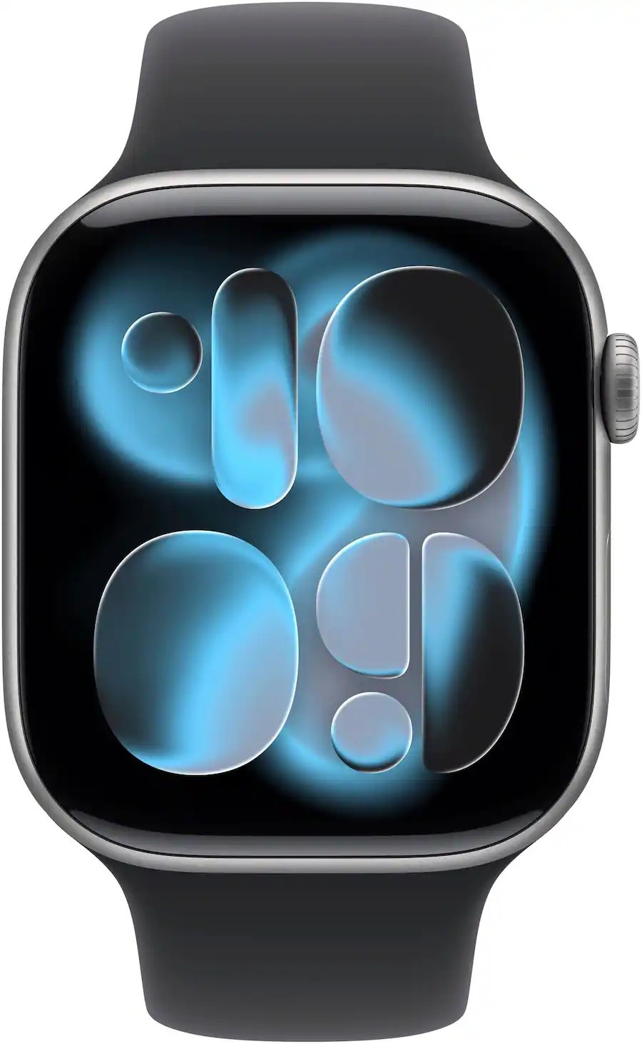 Apple Watch Series 11 46mm GPS+Cell Space Gray w/ M/L Black Sport Band MFCA4LW/A