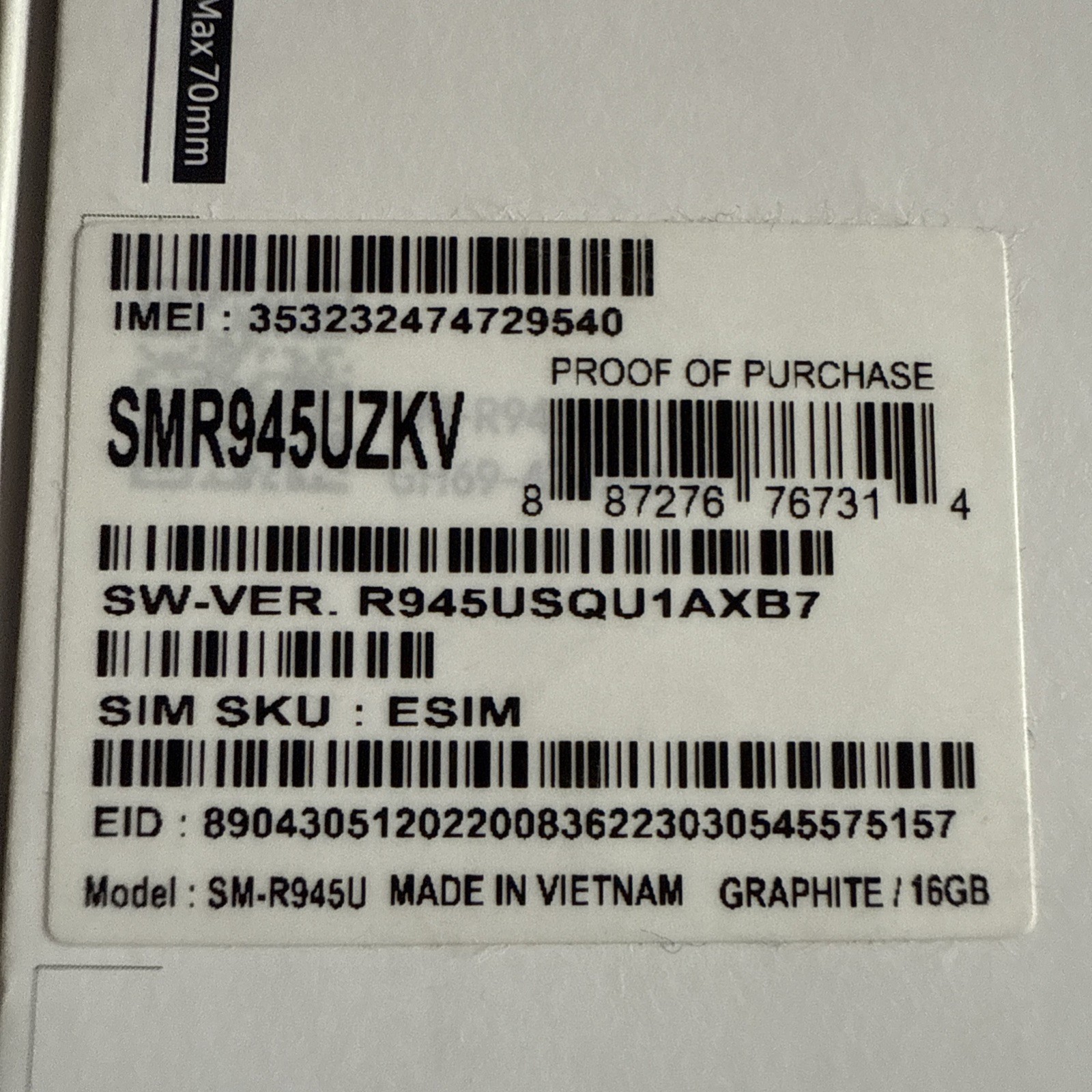 Samsung Galaxy Watch6 SM-R940 44mm Aluminum Case with Sport Band