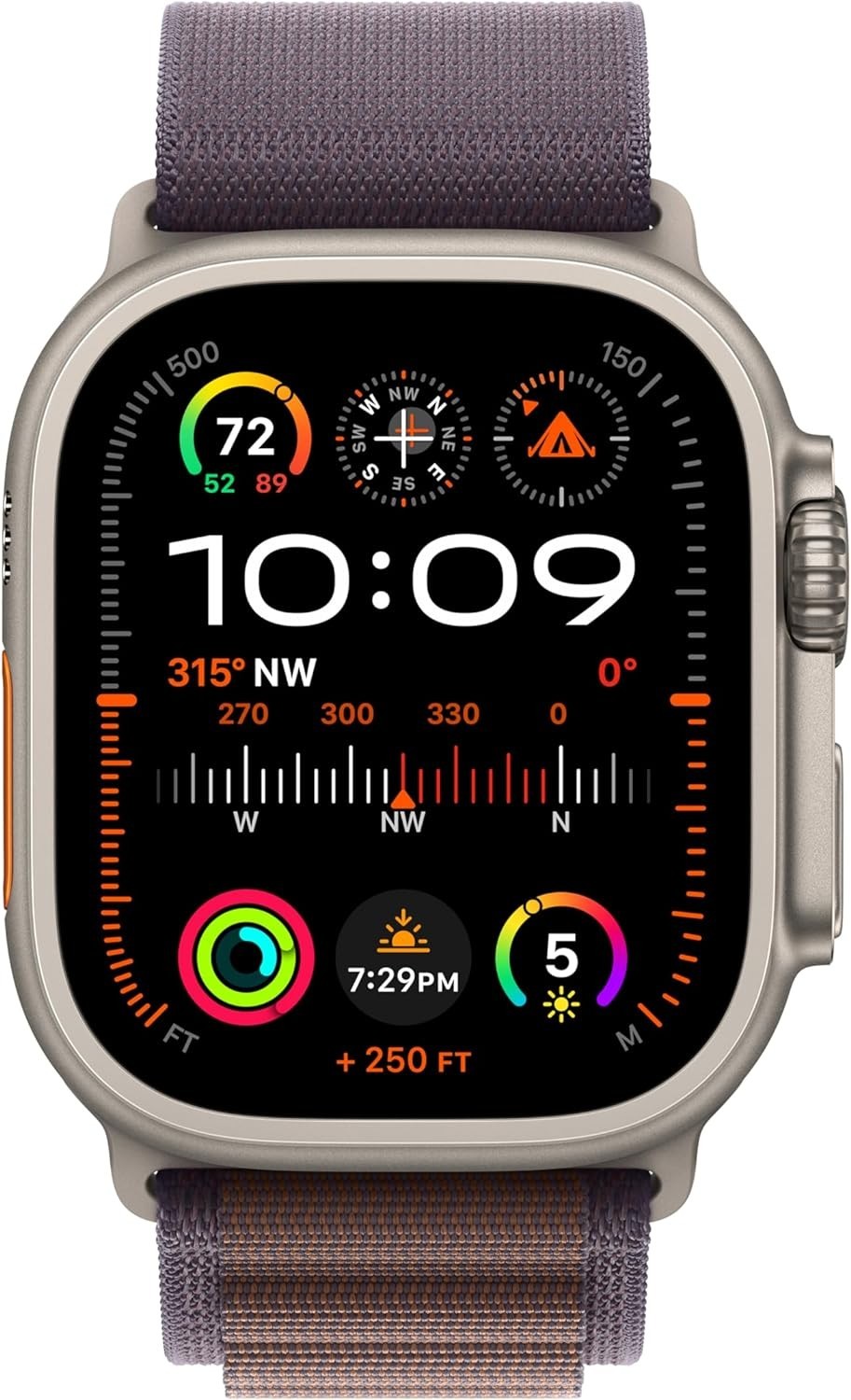 Brand New Apple Watch Ultra 2 (GPS + LTE) 49MM Titanium Case Indigo Alpine Loop