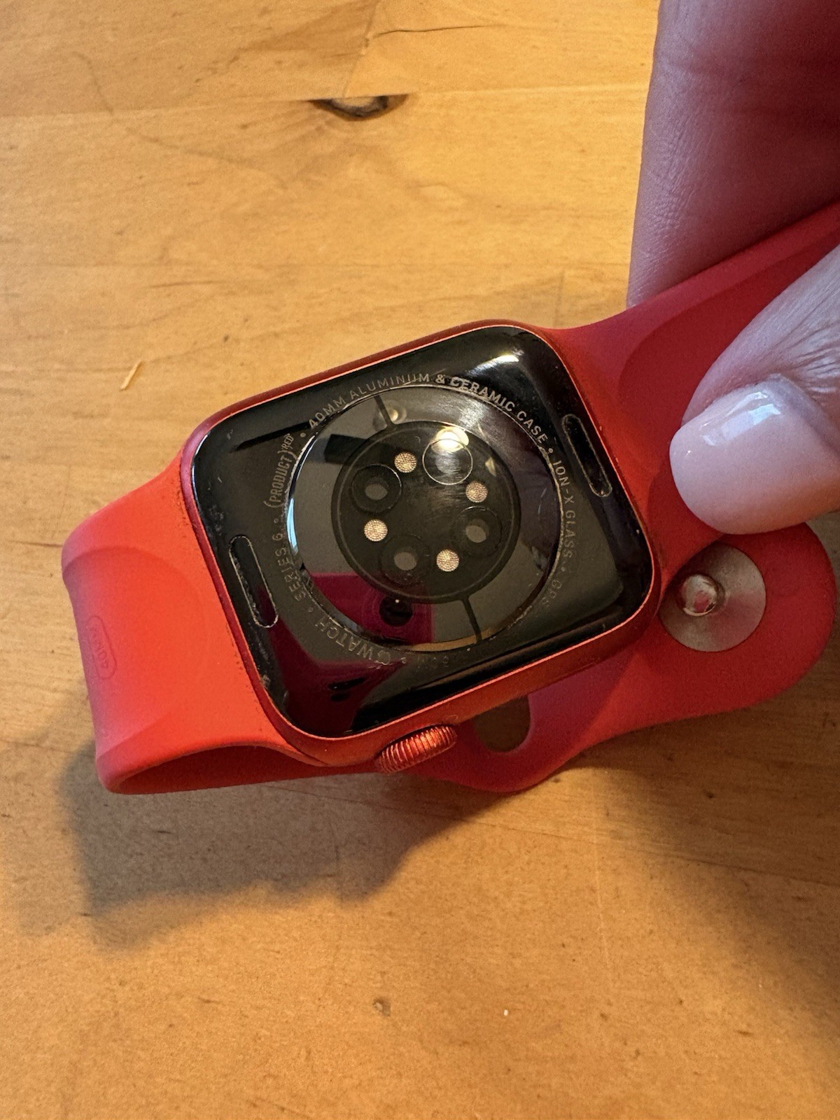 Apple Watch Series 6 40mm Product Red, Sport Band (GPS), SEE pics